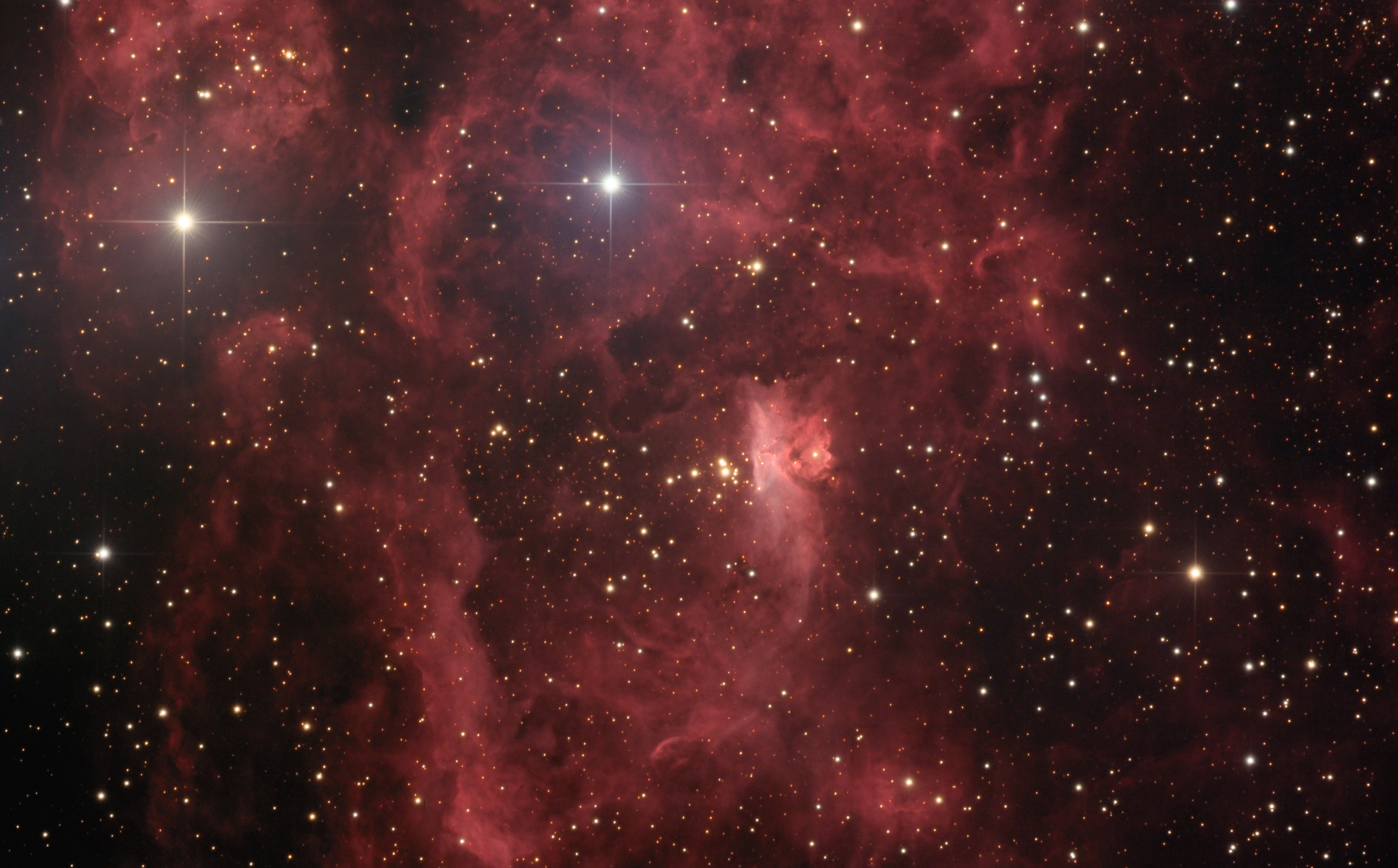 War and peace Nebula (NGC6357)